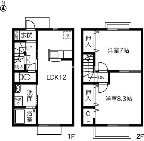 Garden Village Aの間取り