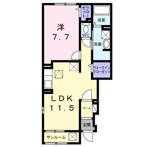 【間取り】 | ガーデンＫＯＳＡＫＡ
