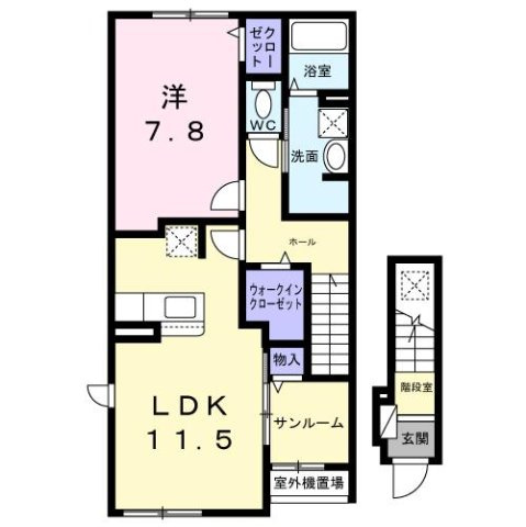 【間取り】 | ガーデンＫＯＳＡＫＡ