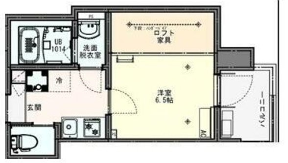 ＫＬＥＩＳ新高島平の間取り|間取りです。