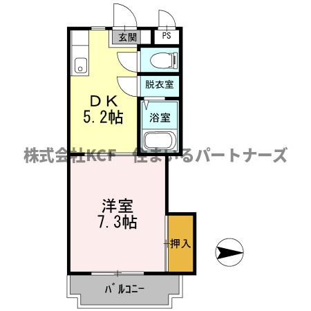 プライマリー花畑駅西の間取り