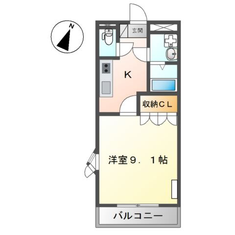 サンモールハイツの間取り