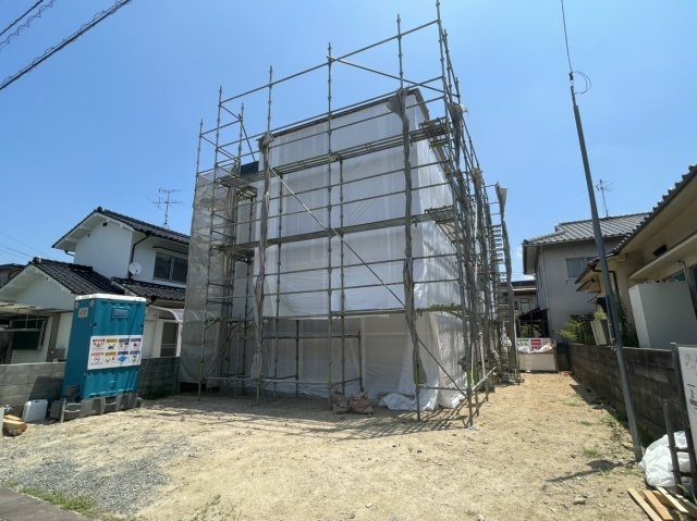 岡山市南区南輝二丁目の新築分譲住宅の外観