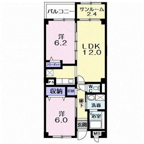 サンセール・ロワイエの間取り