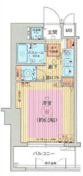 エステムコート梅田東アクアパレスの間取り