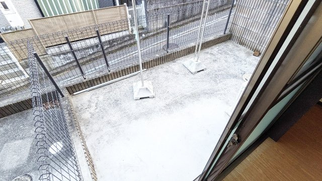月見山ヒルズのバルコニー|バルコニー付きです