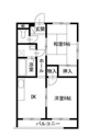 【間取り】 | 2DKの間取りです！