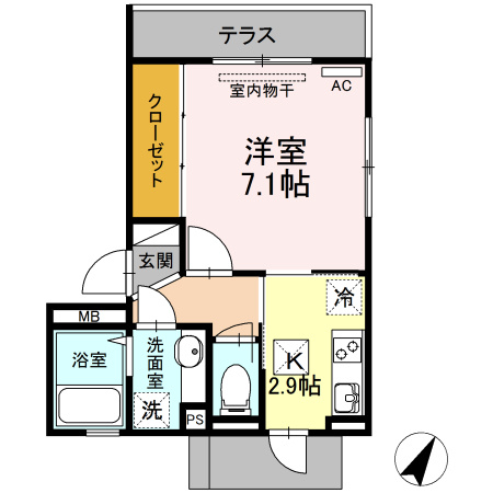 D-room本荘の間取り