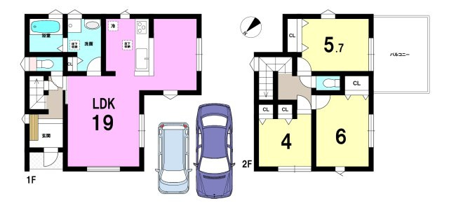 新築戸建の間取り