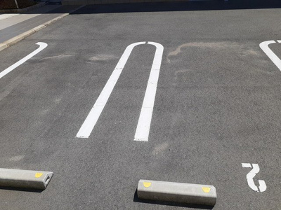 【駐車場】 | エアリーⅡ | 駐車場があるので、車を買う予定の方も安心です