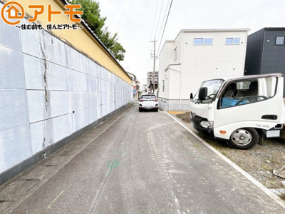 【前面道路含む現地写真】 | 清水区江尻台町第3　新築戸建　2号棟