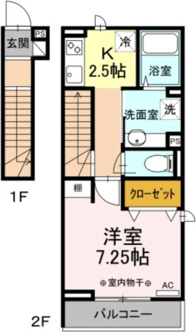 セジュール新秋津の間取り