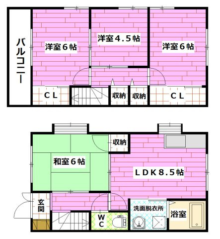 熊本一戸建の間取り