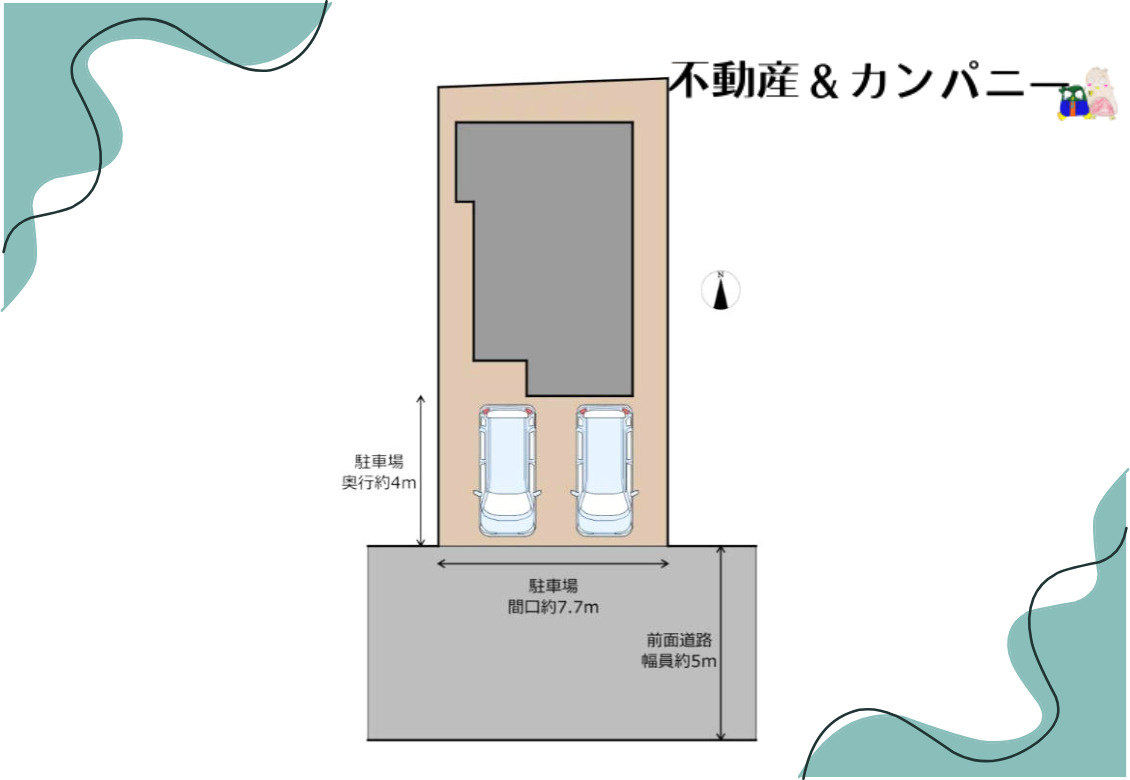安城寺町の中古戸建の区画図