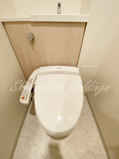 横浜市栄区笠間１丁目の賃貸マンションのトイレ|清潔感のあるトイレです