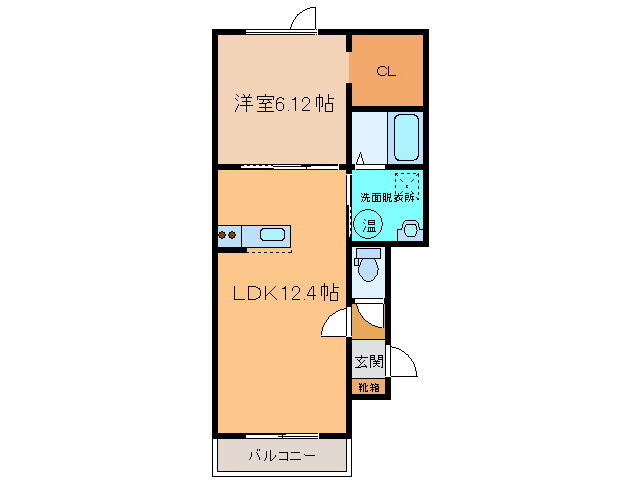 デスパシオⅢの間取り