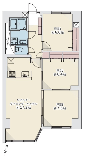 宮の森グランドハイツの間取り