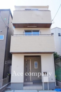 【外観】 | 東大阪市菱屋西1丁目　【1号棟/全2棟】 | 駐車2台可能！2WAYアクセス可能♪省エネ仕様☆【1号棟】ローン返済目安：月々約95831円（頭金0円、変動金利0.875％、返済期間40年、ボーナス払い無しで試算しています）