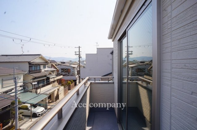 【展望】 | 東大阪市菱屋西1丁目　【1号棟/全2棟】 | 北側のバルコニーです☆