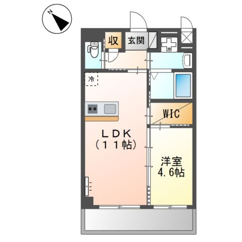 【間取り】 | ル　ボヌール　ドゥ 三国ヶ丘