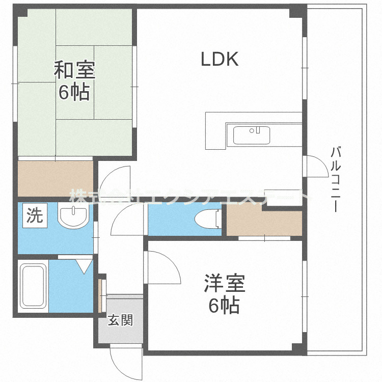 シェーヌパレの間取り