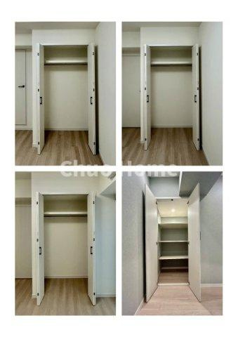 ライオンズマンション西日暮里第2の収納|居室にはクローゼットを完備し、自由度の高い家具の配置が叶うシンプルな空間です。お子様の成長と必要になる子供部屋を与えるにはぴったりの間取りですね。
