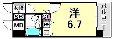 朝日プラザαポート神戸の間取り