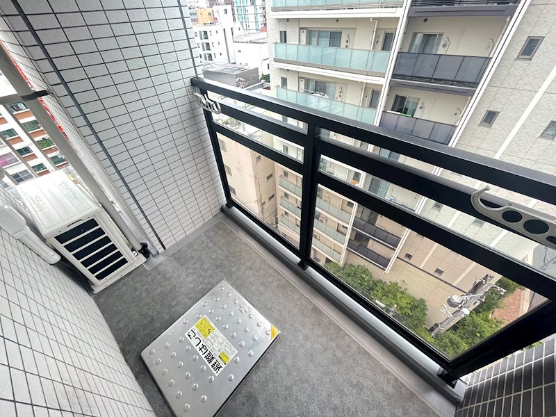 オリエンタル南堀江のバルコニー