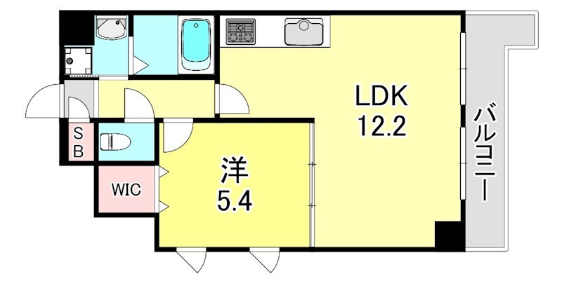 L'sステューディオ岡本の間取り