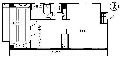 松屋町ラフォーレ高吉の間取り