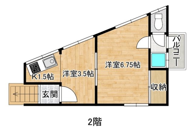 佐本ハイツの間取り