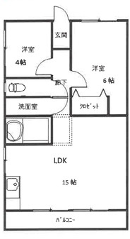 滝谷グリーンハイツの間取り