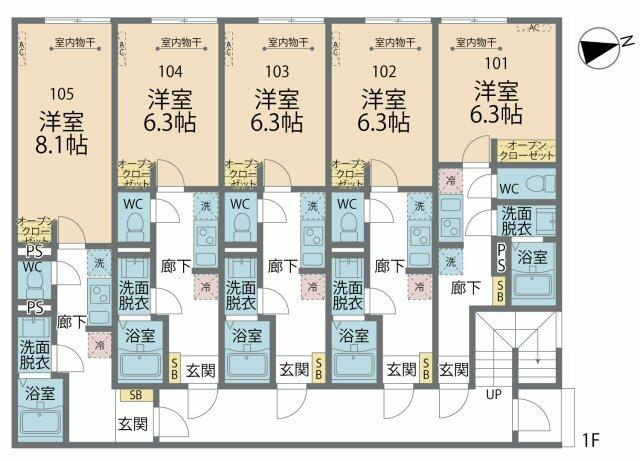 相模原市緑区橋本４丁目のアパートの間取り