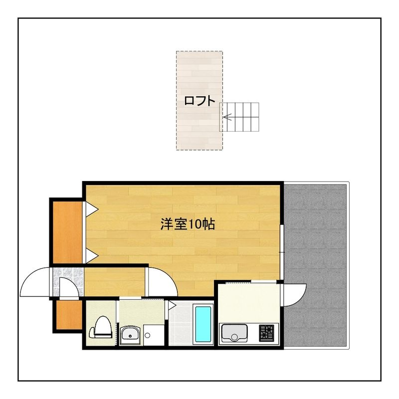 セレーノ高宮の間取り