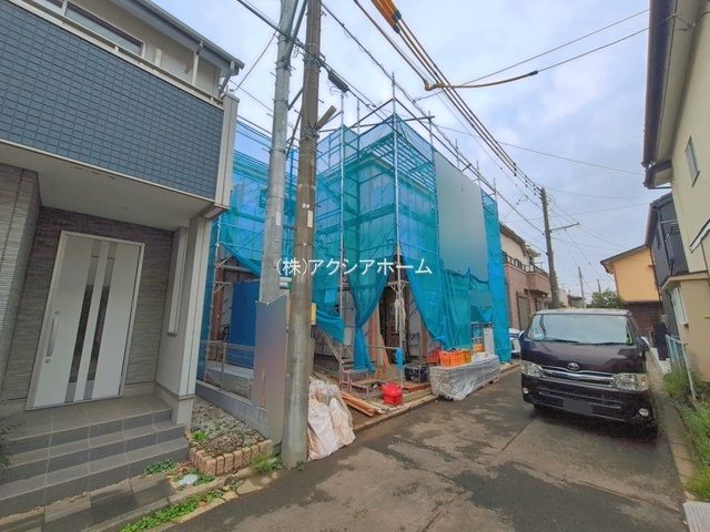 所沢市松郷・全1棟　新築一戸建　～南道路に面し日当たり良好～の前面道路含む現地写真|現地写真（2026年9月4日撮影）