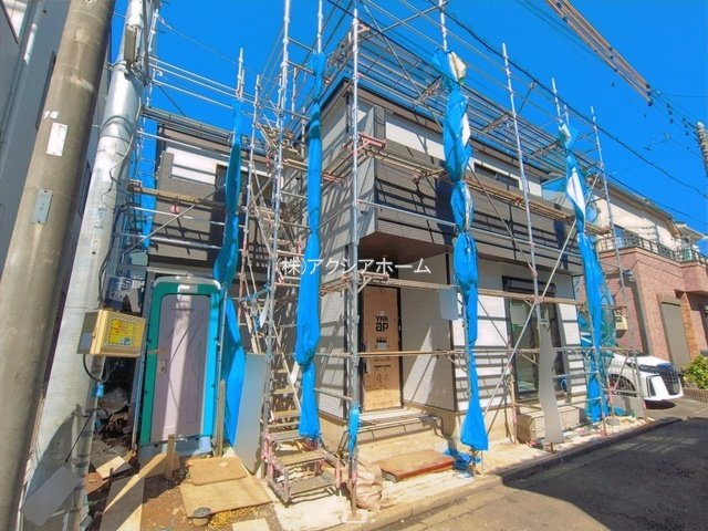 所沢市松郷・全1棟　新築一戸建　～南道路に面し日当たり良好～の外観|現地写真（2026年10月1日撮影）