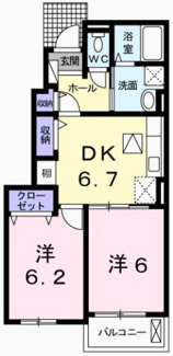 【間取り】 | フィレール　デュ　トラジャⅡ