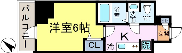 THE PASEO新小岩の間取り