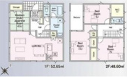 宮代町百間第8 Ⅱ期　新築戸建　全9棟　18号棟の画像