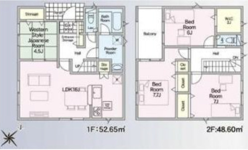 宮代町百間第8 Ⅱ期　新築戸建　全9棟　18号棟の画像