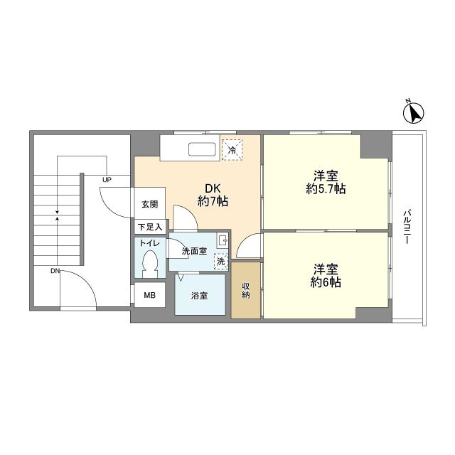 YMTプレイスⅠの間取り