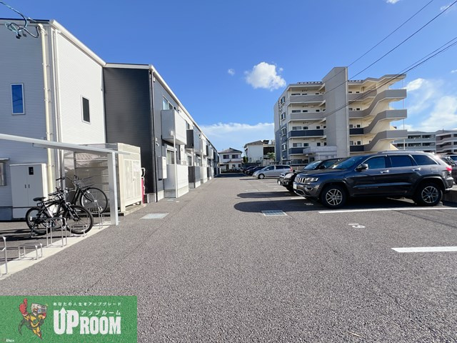 Le Gioie豊山の駐車場