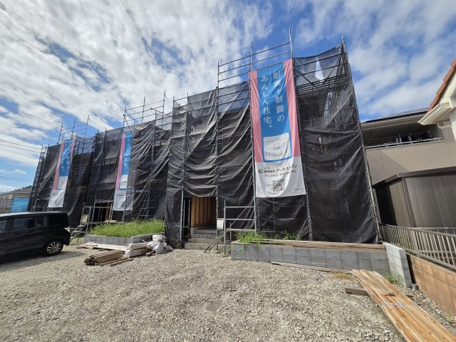 新築　太田市市場町第6　クレイドルガーデン　3号棟の外観|現地写真　2026年9月完成予定！類似物件のご内覧等、お気軽にお問合せください♪　							

　