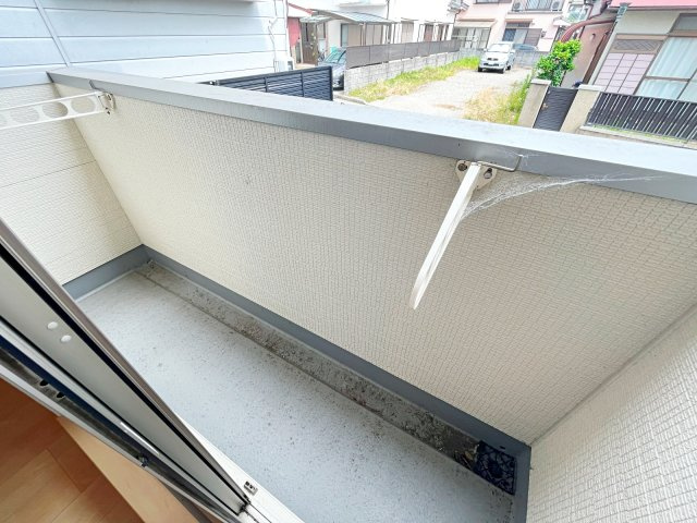 宝塚市大成町のアパートのバルコニー|※同建物の類似写真となります。