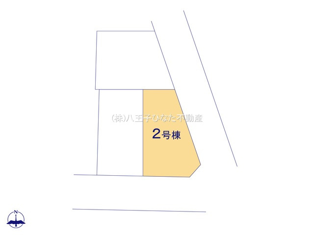 『八王子市新築戸建て』八王子市子安町2-28-22【仲介手数料無料】　４期の区画図|～仲介手数料無料☆八王子ひなた不動産～八王子市子安町　新築戸建て