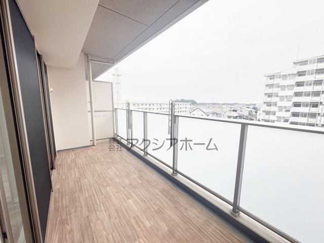 グランビュースクエアのバルコニー