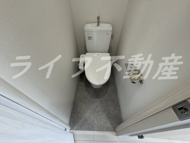 リヴェント玉造のトイレ|シンプルで使いやすいトイレです