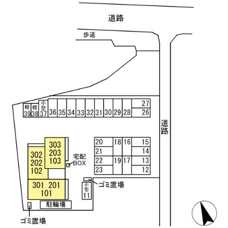 アルタ・レジデの区画図