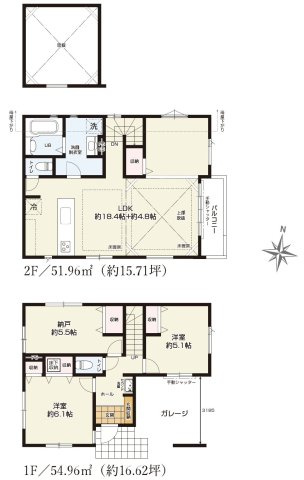 西東京市下保谷2丁目　西武池袋線　保谷駅　新築戸建の間取り