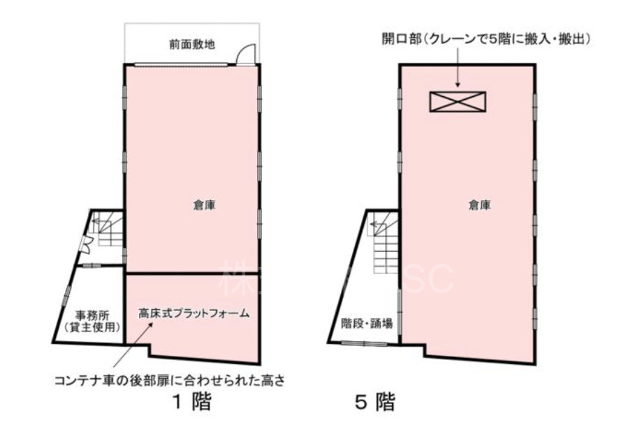千島倉庫の間取り